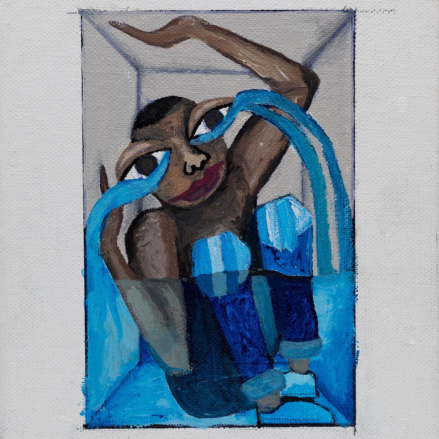 Hard times are easy to come by. Heavy acrylic on canvas. 2022

#art #painting #blackart #artist