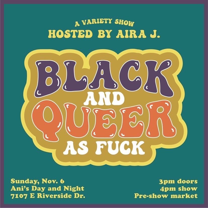 Black and queer AF!! Come thruu