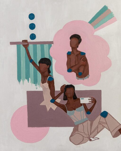 Archives- a play of colors that tell a lot about what I couldn’t say. 2020. #art #blackart #artist